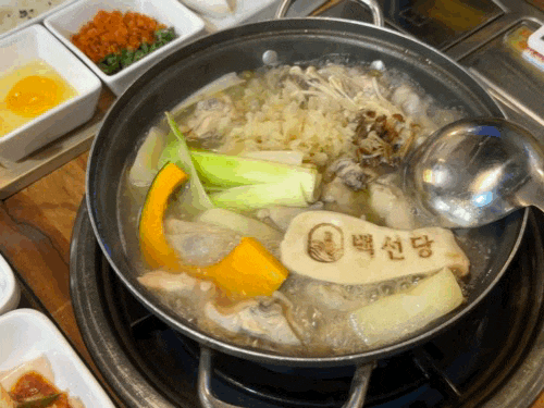 탄방동 회식 장소 맛집 추천 : 백선당찜닭 닭한마리 샤브 칼국수