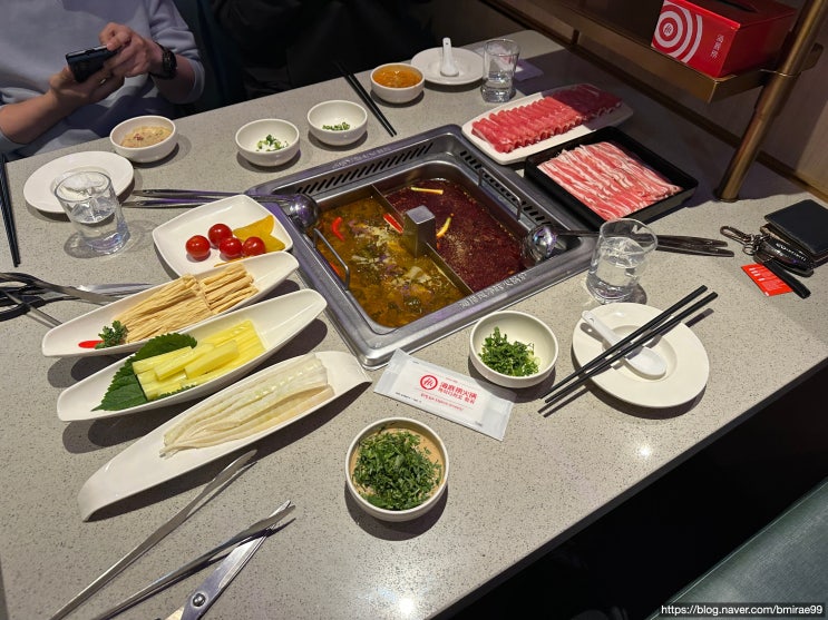  [가산 식당] 하이디라오 가산점 훠궈 식사 후기