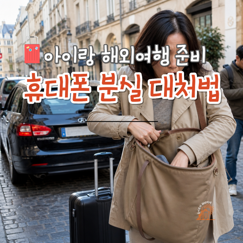 해외여행자보험 휴대폰 분실 보상될까? 휴대품손해 특약 확인법