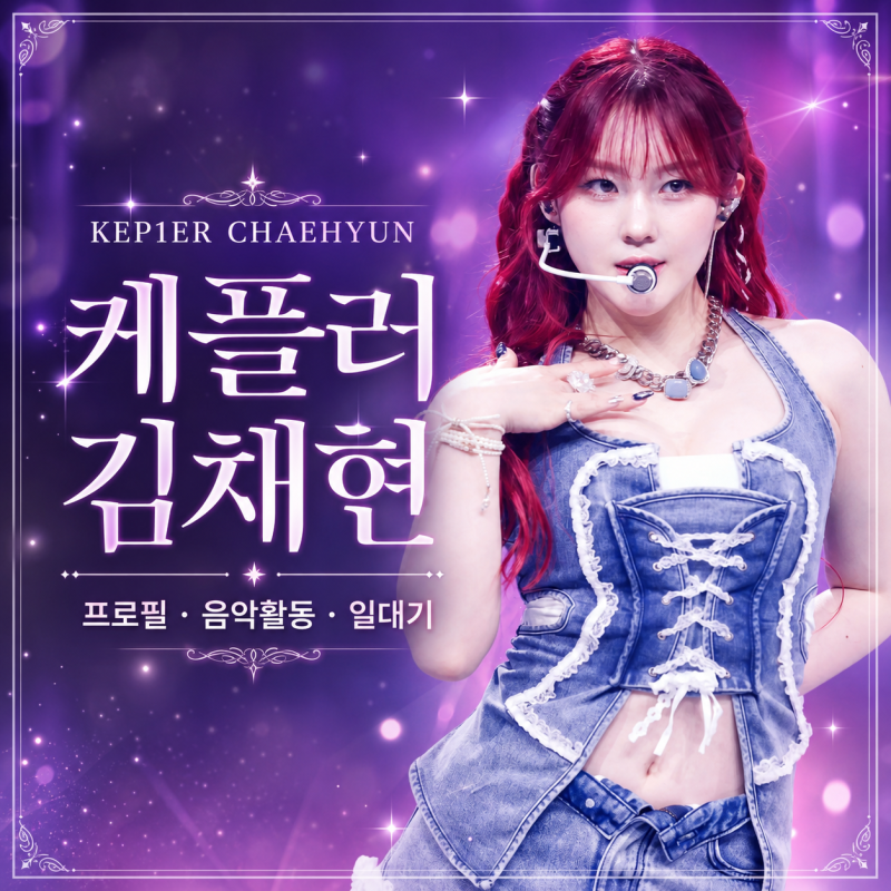 케플러 김채현 프로필 총정리｜맑은 음색과 단단한 성장 서사가 빛나는 Kep1er의 중심