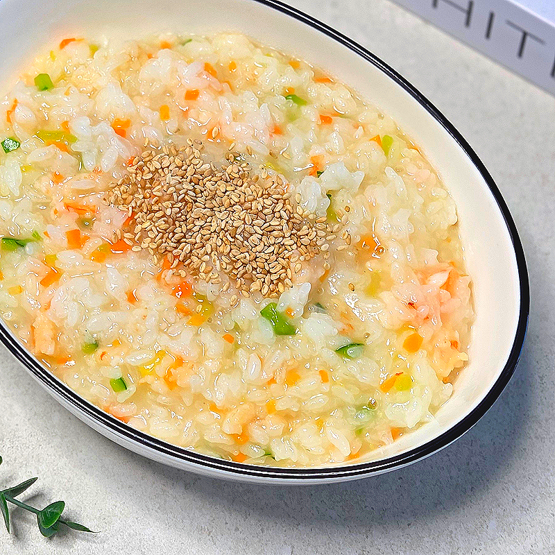 야채죽 만들기 간단한 아침식사 메뉴 만드는법 새우죽 끓이는법