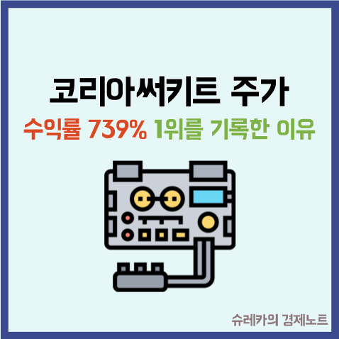  코리아써키트 주가 수익률 739% 1위를 기록한 이유?