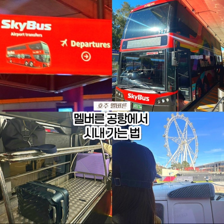  멜버른 공항에서 시내 가는 법: 스카이버스 타는 곳, 가격, 할인, 시간표 완벽정리
