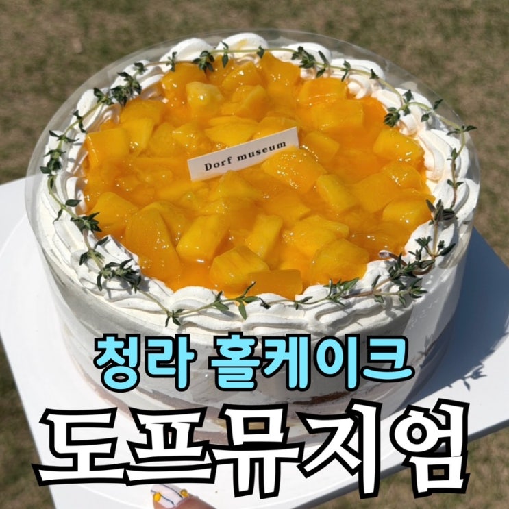  청라 홀케이크 급할 때 도프뮤지엄, 생 망고 2호 이틀 전 예약 후기