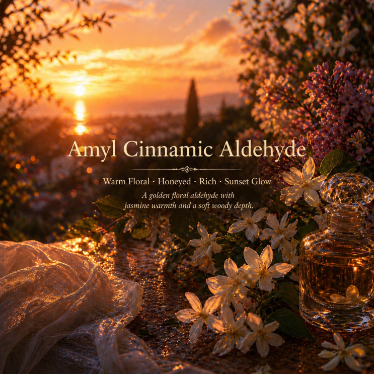  Amyl Cinnamic Aldehyde 플로럴을 풍성하고 클래식하게 만들어주는 핵심 알데하이드