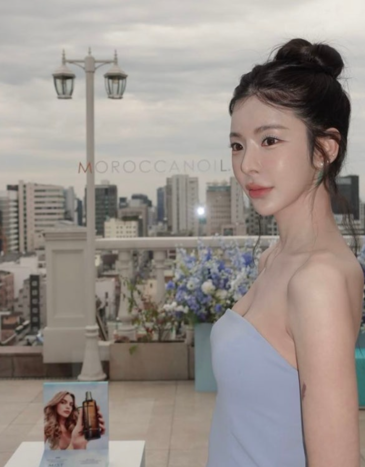   장재인 갸름해진 턱선과 고혹적 실루엣 사이 건강 걱정 쏟아지는 이유
