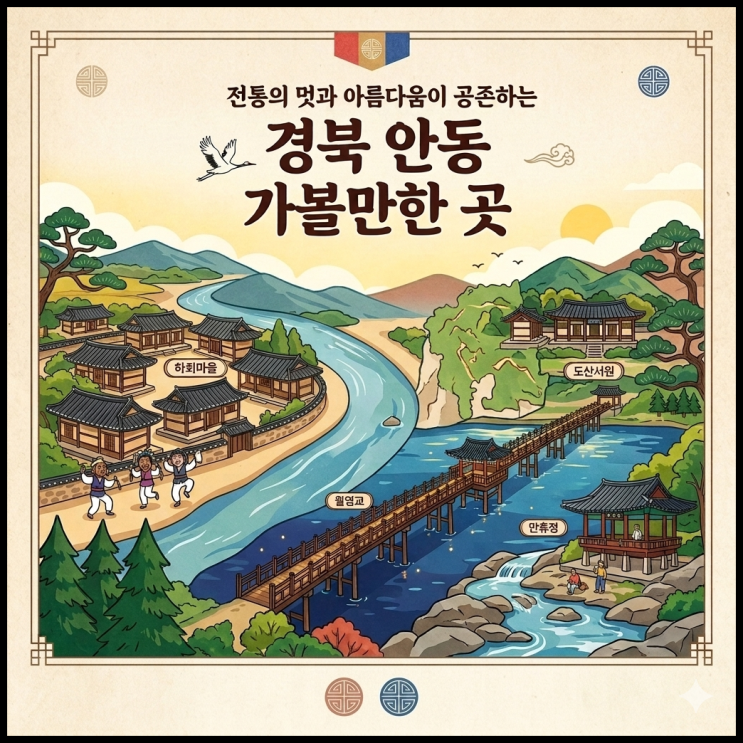  [안동] 전통의 멋과 아름다움이 공존하는 안동 여행 코스, 안동 가볼 만한 곳, 안동 관광 명소