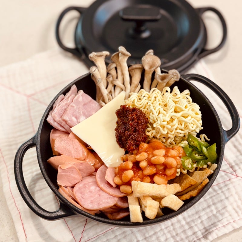 송탄 부대찌개 레시피 햄 부대찌개 양념장 만드는 법