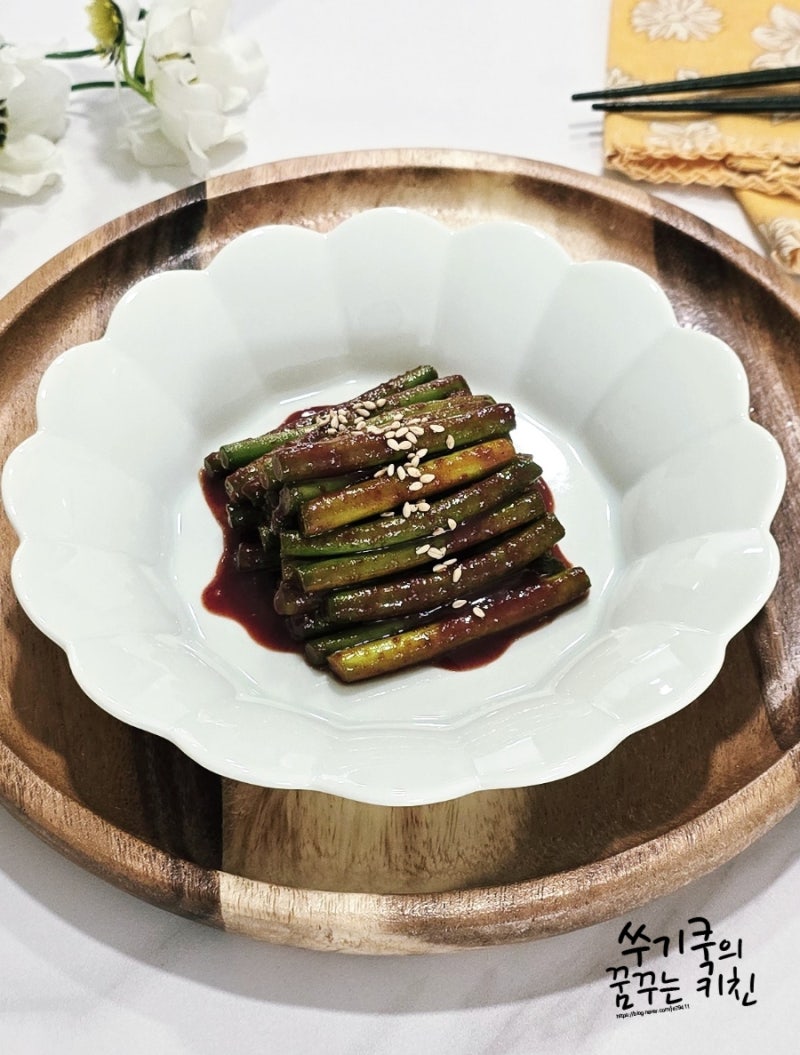고추장 마늘쫑 장아찌 담그는 법 알토란 마늘쫑 장아찌 만들기