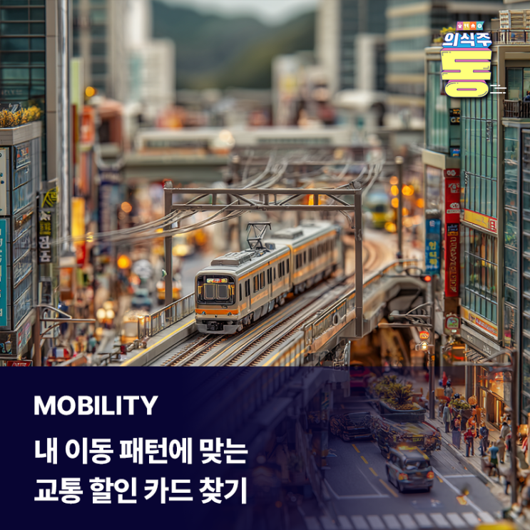  트램부터 GTX까지, 내 이동 패턴에 맞는 교통 할인 카드 찾기