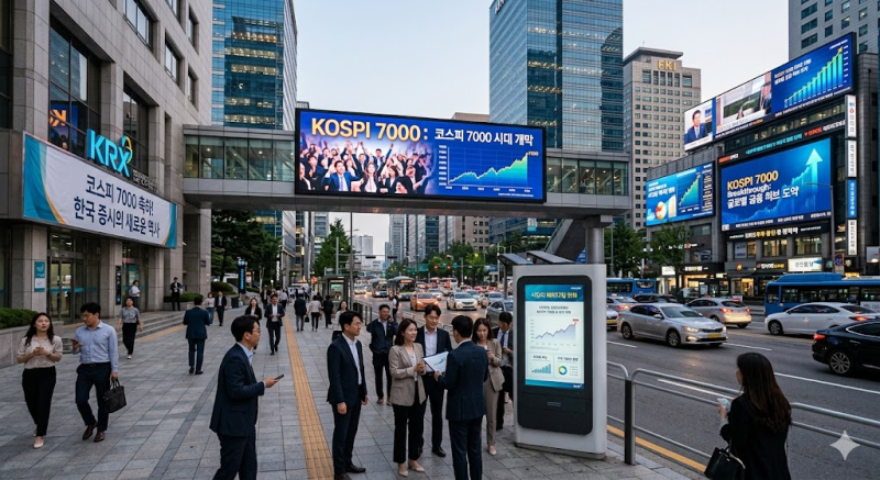 꿈의 7000피 시대 개막, 하이닉스 급등, 삼성전자 신중 대응