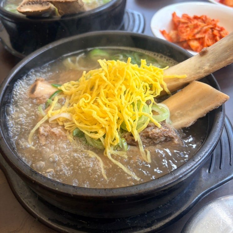  미사호수공원 맛집 / 큼지막한 갈빗대가 푸짐하게 들어있는 맛집 [ 인생갈비탕 ]