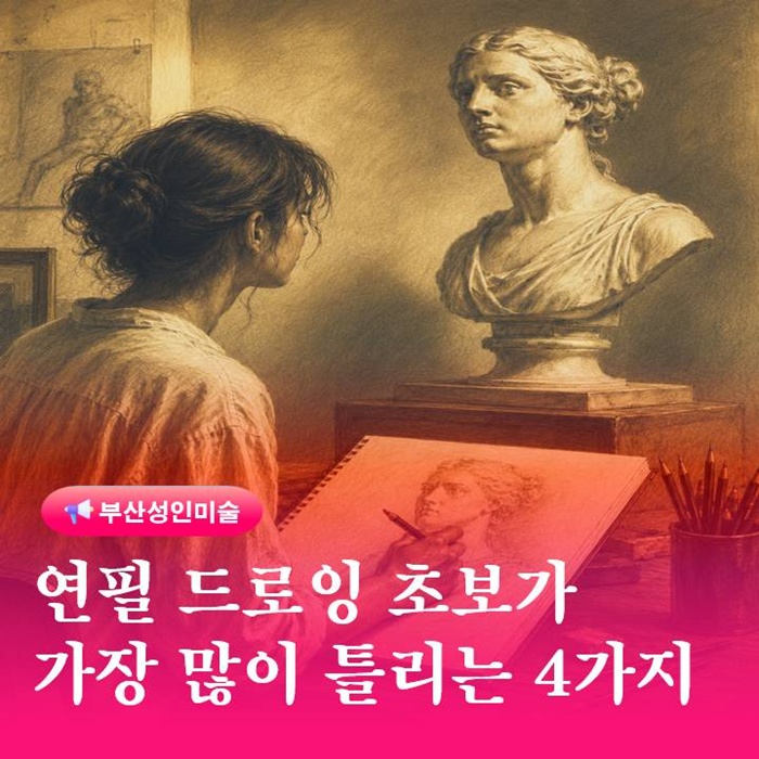  연필 드로잉 초보가 가장 많이 틀리는 핵심 실수 4가지
