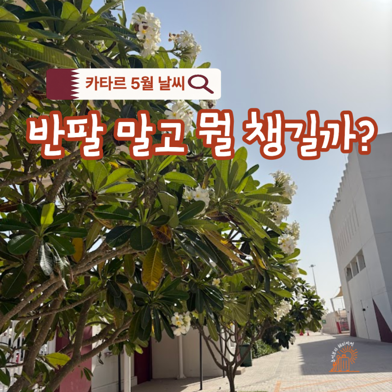 카타르 도하 5월 날씨 옷차림