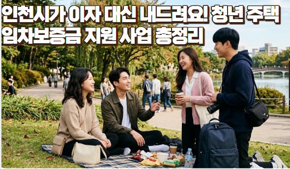 2026년 인천 청년 주택임차보증금 이자 지원 모집 공고 안내