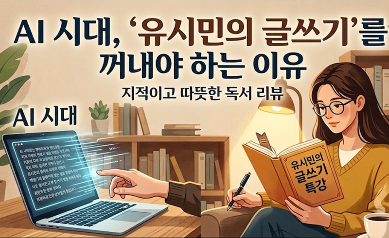 AI가 글을 다 써주는 시대, 그래도 꺼내 읽어야 할 책 「유시민의 글쓰기 특강」