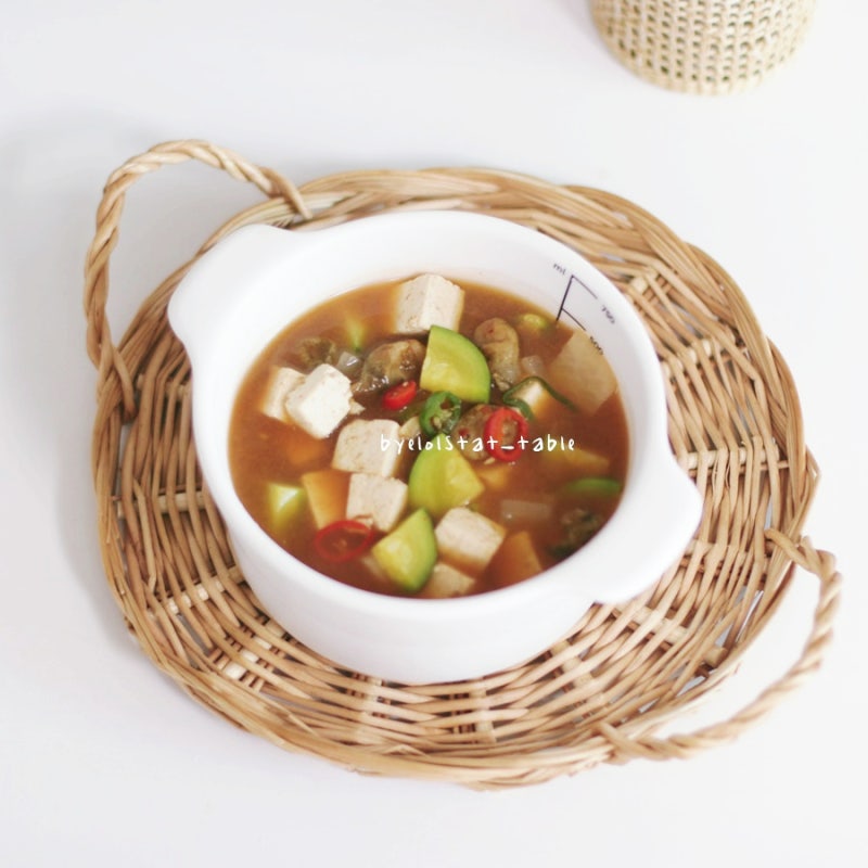 된장찌개 맛있게 끓이는법 오만둥이 된장찌개 레시피