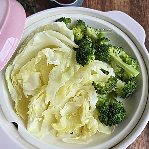 전자레인지 양배추 찜 브로콜리 찌기 전자렌지 양배추 찌는 법 시간