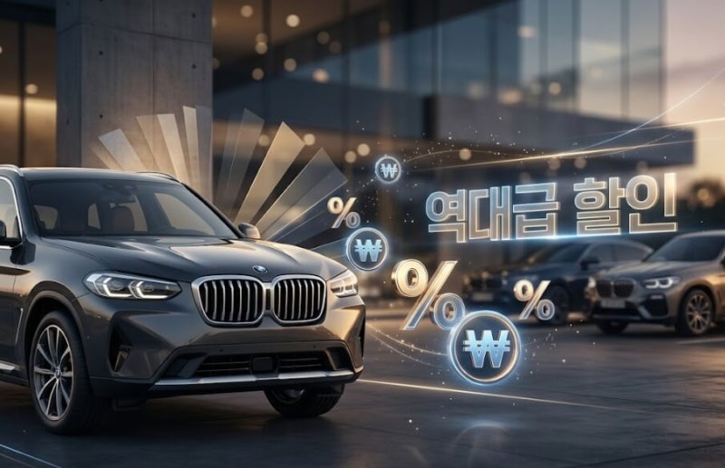 2026 BMW X3 역대급 할인&구매가이드(지금이 가장저렴)