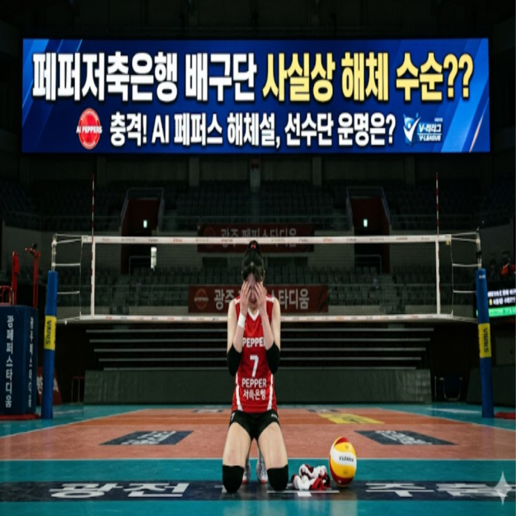 페퍼의 해체확률이 점점 올라간다!! 인수대상이었던 SOOP과의 협상은 교착상태!! 장소연 감독과 계약도 종료!! 외국인트라이아웃도 미참여!! 5월말에 해체여부 확정!!