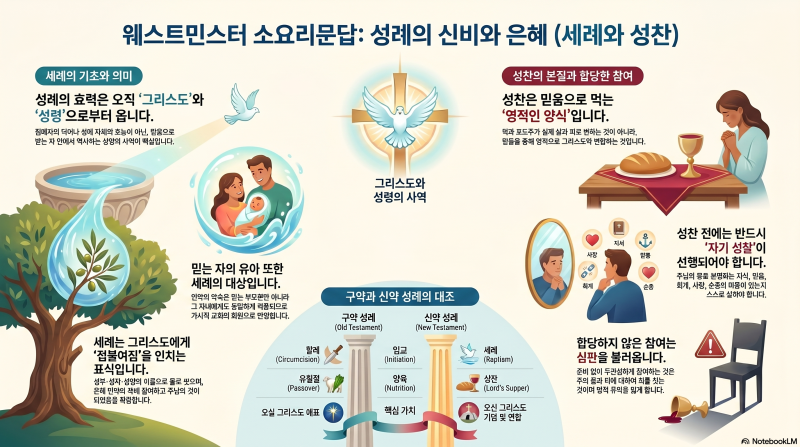 소요리문답 91-97문, 성례, 세례와 성찬
