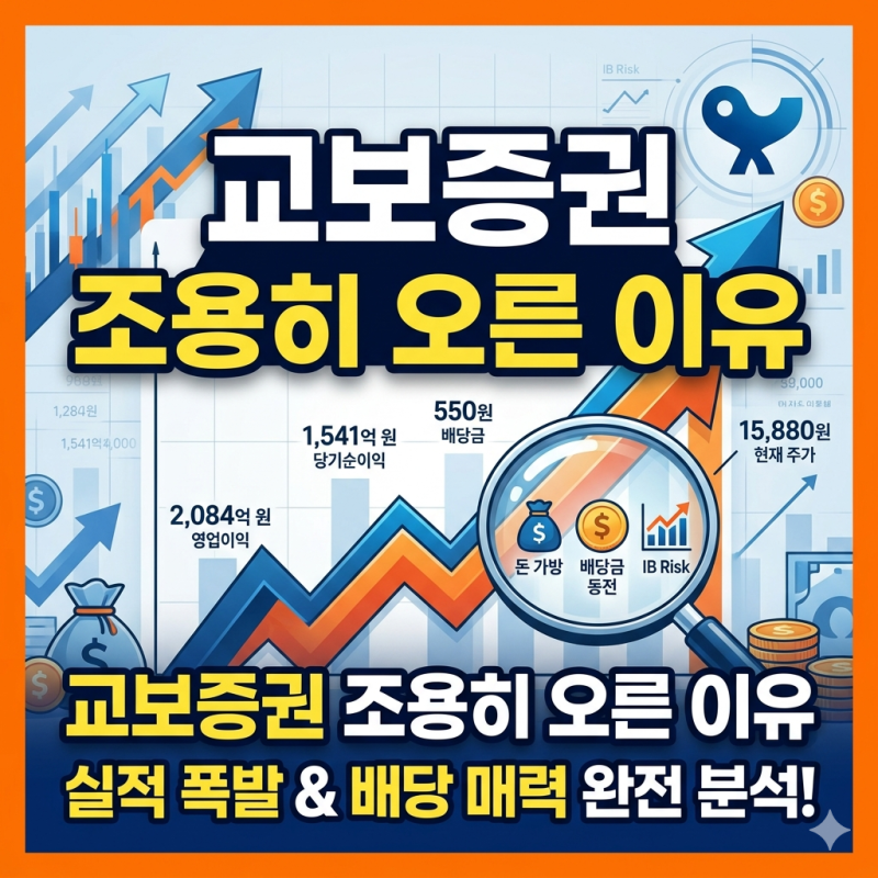 교보증권, 조용히 오른 이유