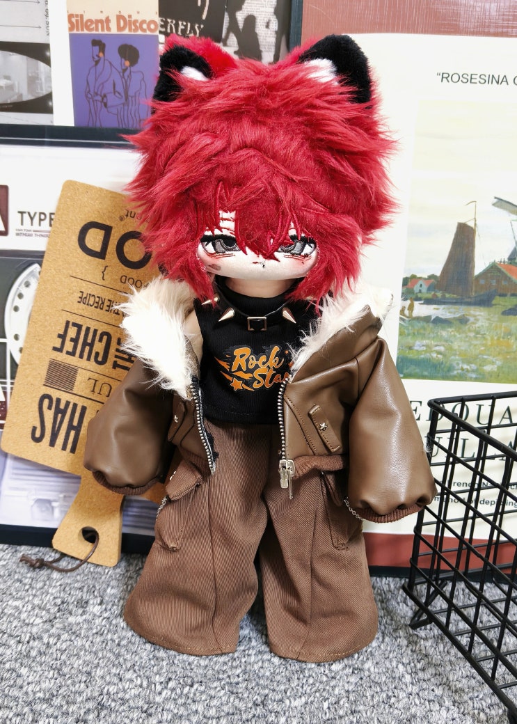  30cm 펑크 무드 세트 롱바디 인형옷 아이돌인형옷