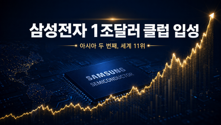  삼성전자 1조달러 클럽 입성, 아시아 두 번째 트릴리언 기업이 된 배경과 의미