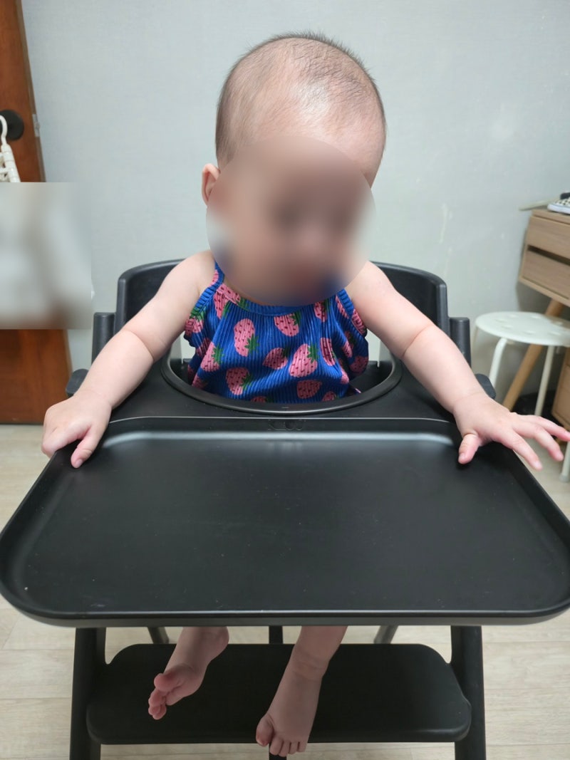 국민템 대신 선택한 '카오스 하이체어' 블랙  세척 편한 접이식 아기의자 찐후기