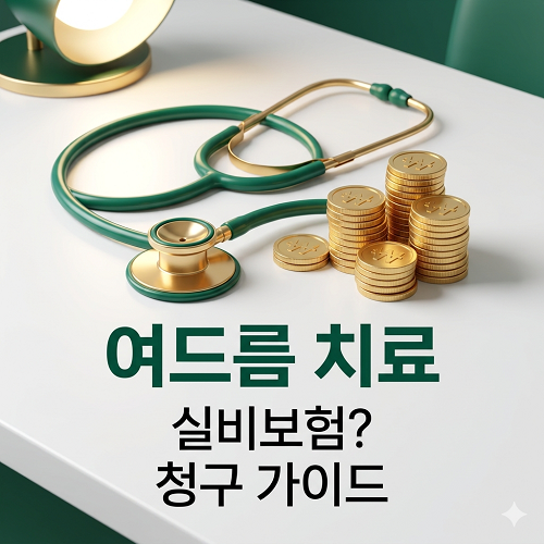 여드름 치료 레이저 시술 실비 보험 보상 안 되는 이유