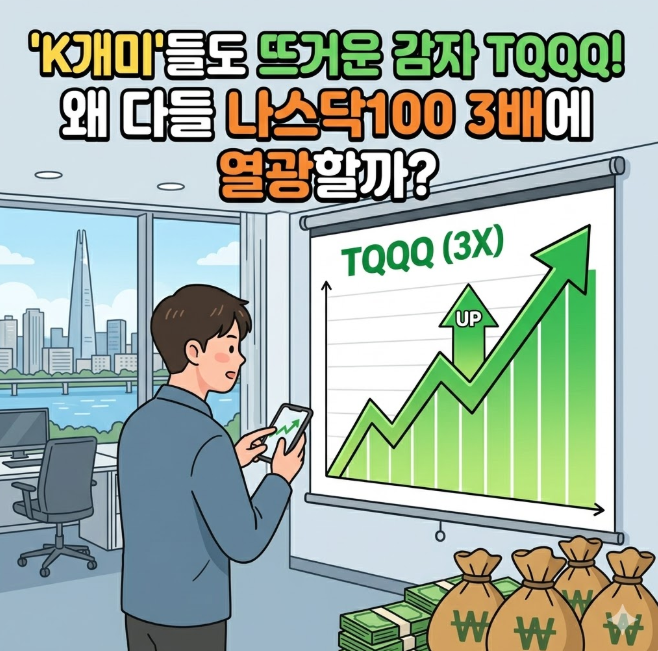  "시장 우상향 확신?"... 나스닥100 3배 베팅 큰손 움직임, 지금 따라가도 될까?