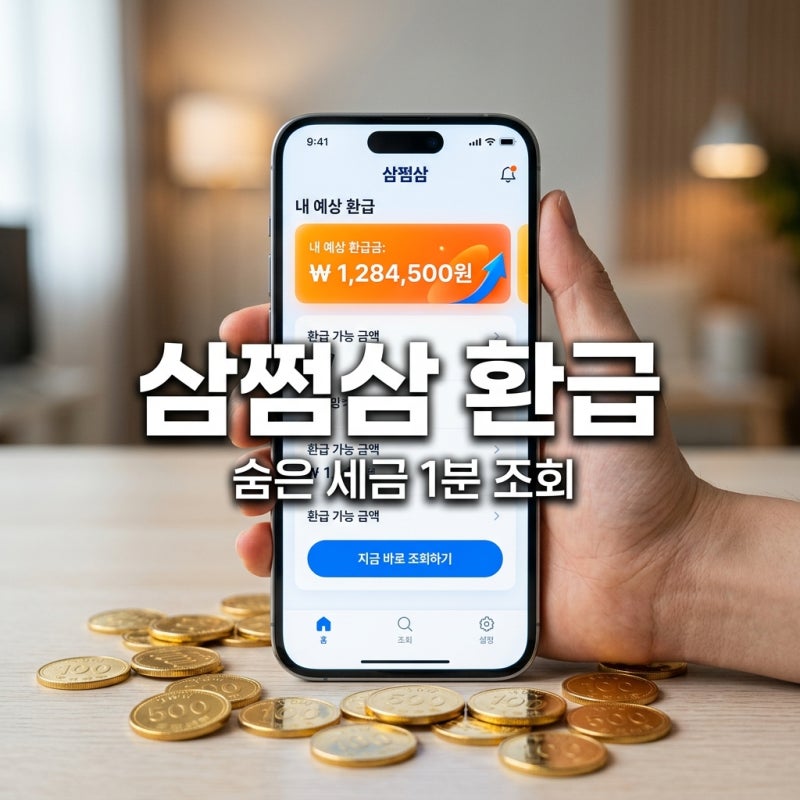 삼쩜삼 환급 신청 방법 및 수수료 후기! 숨은 돈 찾기 총정리
