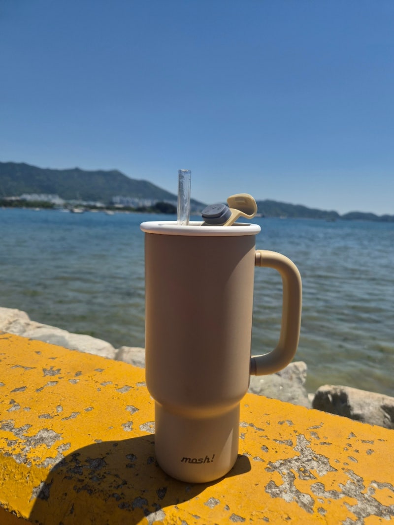 대용량텀블러 모슈 팝업 스트로우 텀블러 600ml