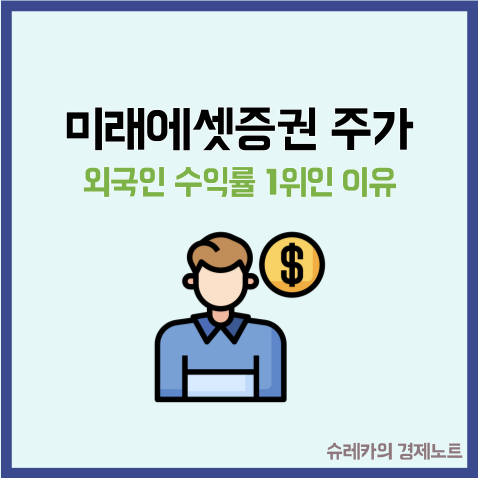  미래에셋증권 주가 증권주 대장주 외국인 수익률 1위인 이유