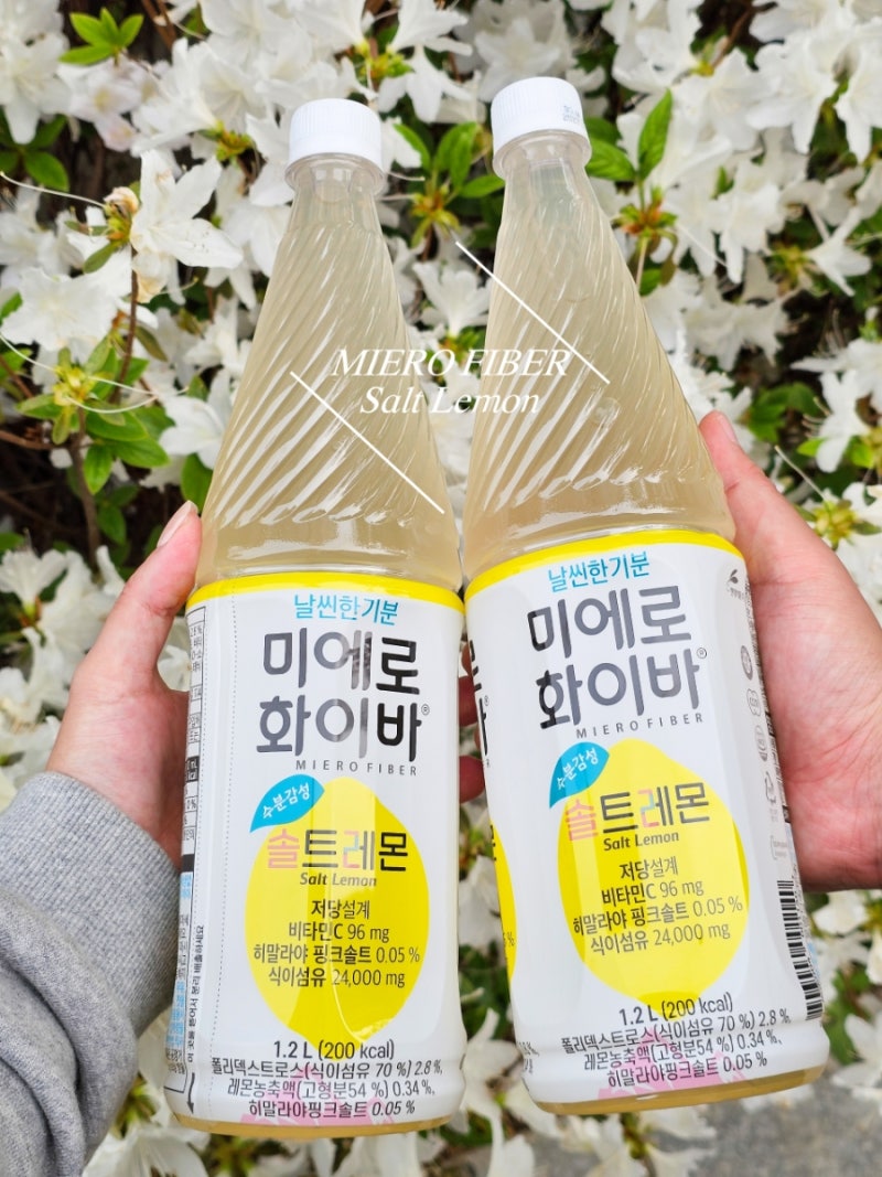 미에로화이바 솔트레몬 1.2L 운동할 때 일상 속 수분 보충 데일리 음료
