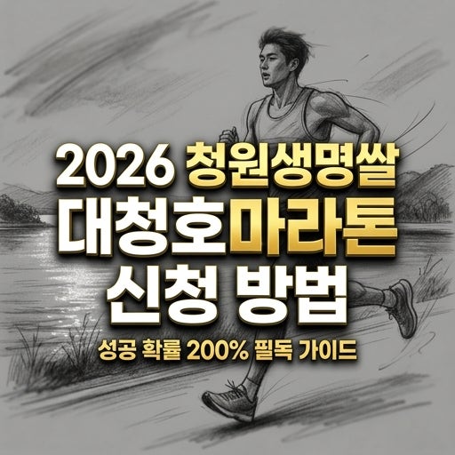 2026년 청원생명쌀 대청호 마라톤 대회 신청 방법, 성공 노하우와 정밀 코스 분석 가이드