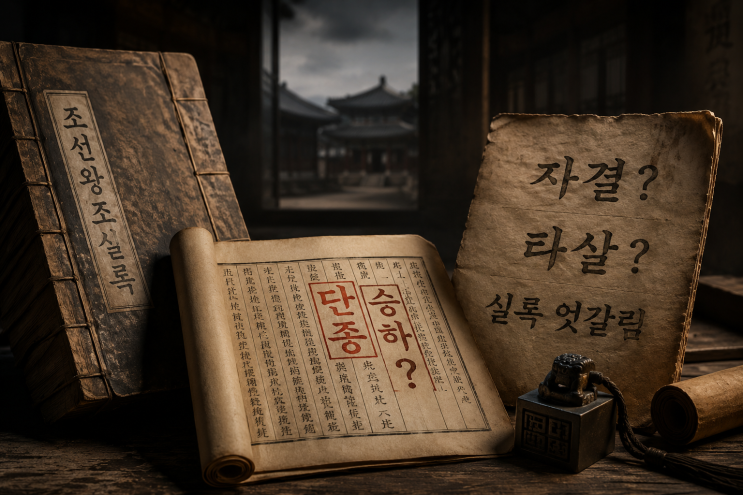  단종은 정말 스스로 죽었을까? 실록조차 엇갈린 충격 기록