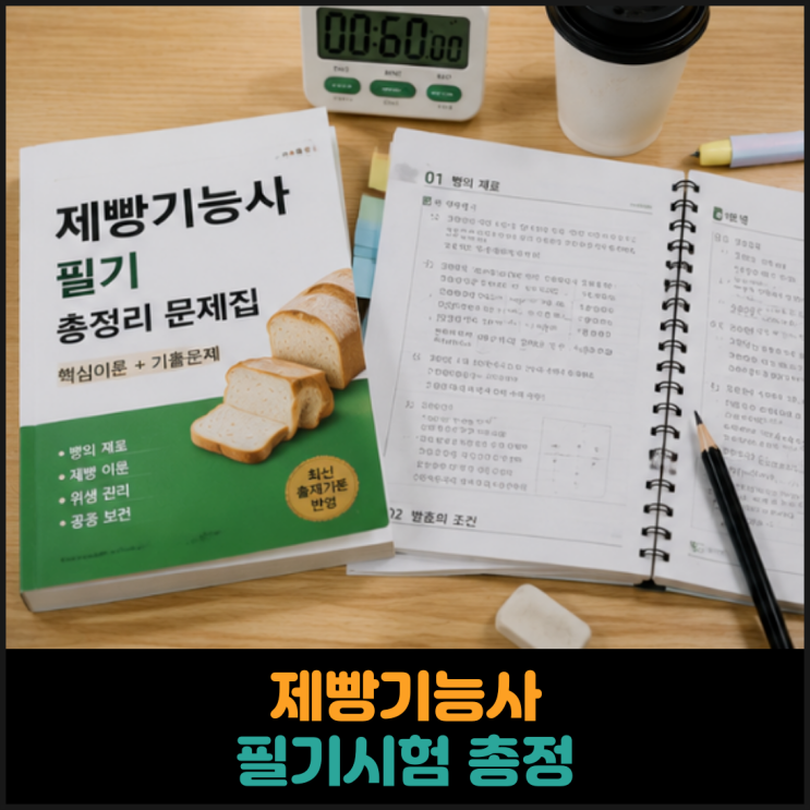  제빵기능사 필기시험 총정리