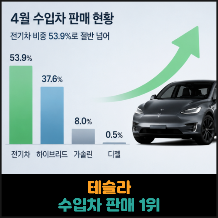  테슬라 수입차 판매 1위