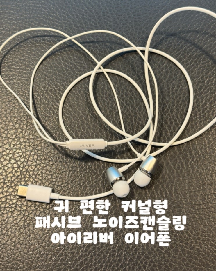  아이리버 유선 C타입 이어폰, 가성비와 음질 모두 잡은 커널형 이어폰 추천