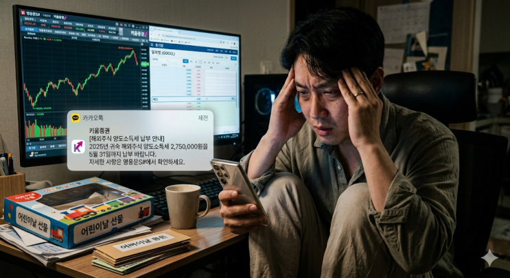  미국주식 양도소득세 22% 납부 현실, 국장 탈출한 30대 서학개미의 뼈저린 후기