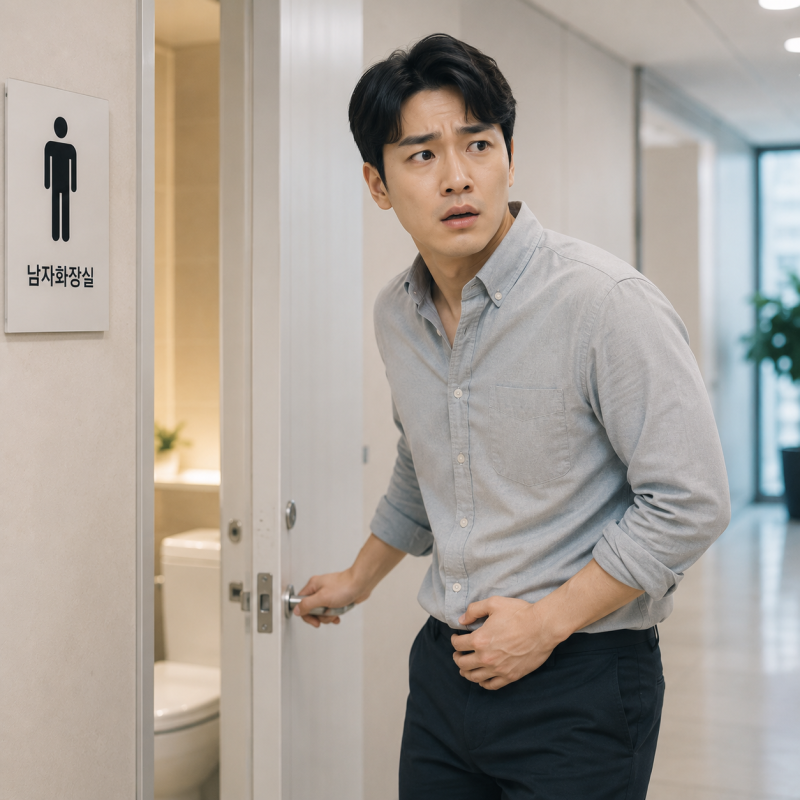 소변후에도 계속 남아있는 느낌, 남자 잔뇨감 왜 생길까요?