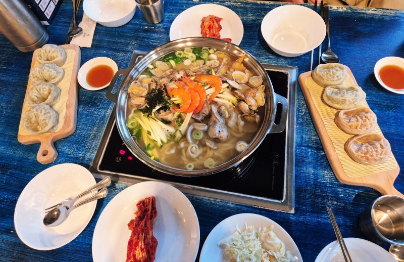 강릉 샤브샤브 해물칼국수 맛집 봉창이해물칼국수