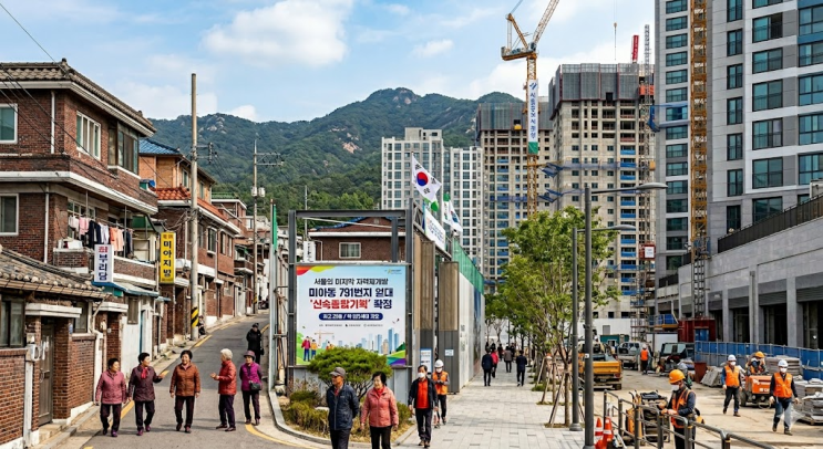  미아동 791번지 일대 신속통합기획 확정 | 미아7구역 50년 만의 대변신