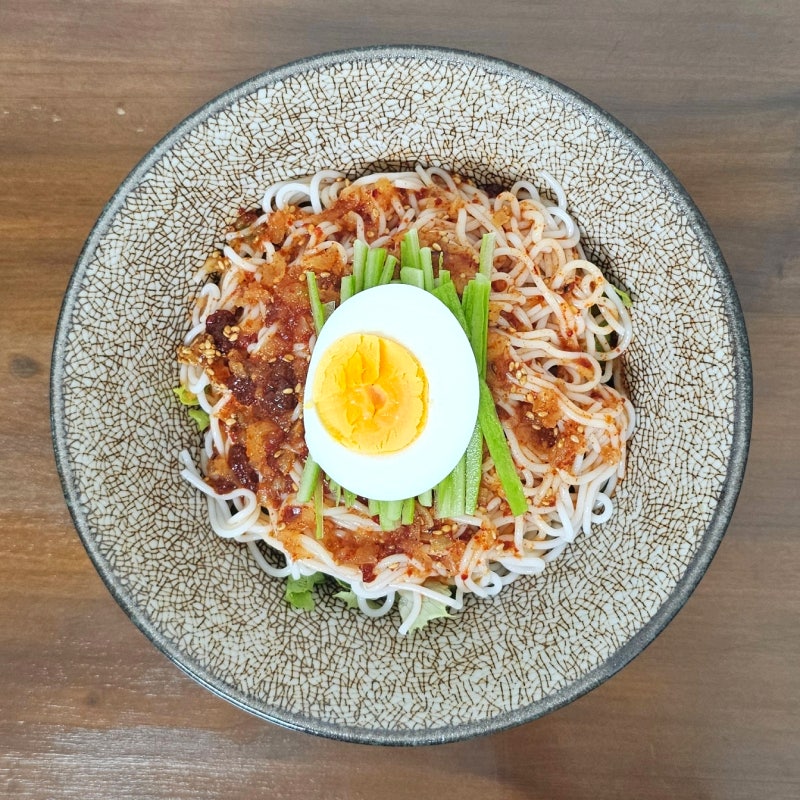 다이어트 국수 비빔국수 레시피 비빔국수 양념 만드는 법 해초미인 두부면 요리