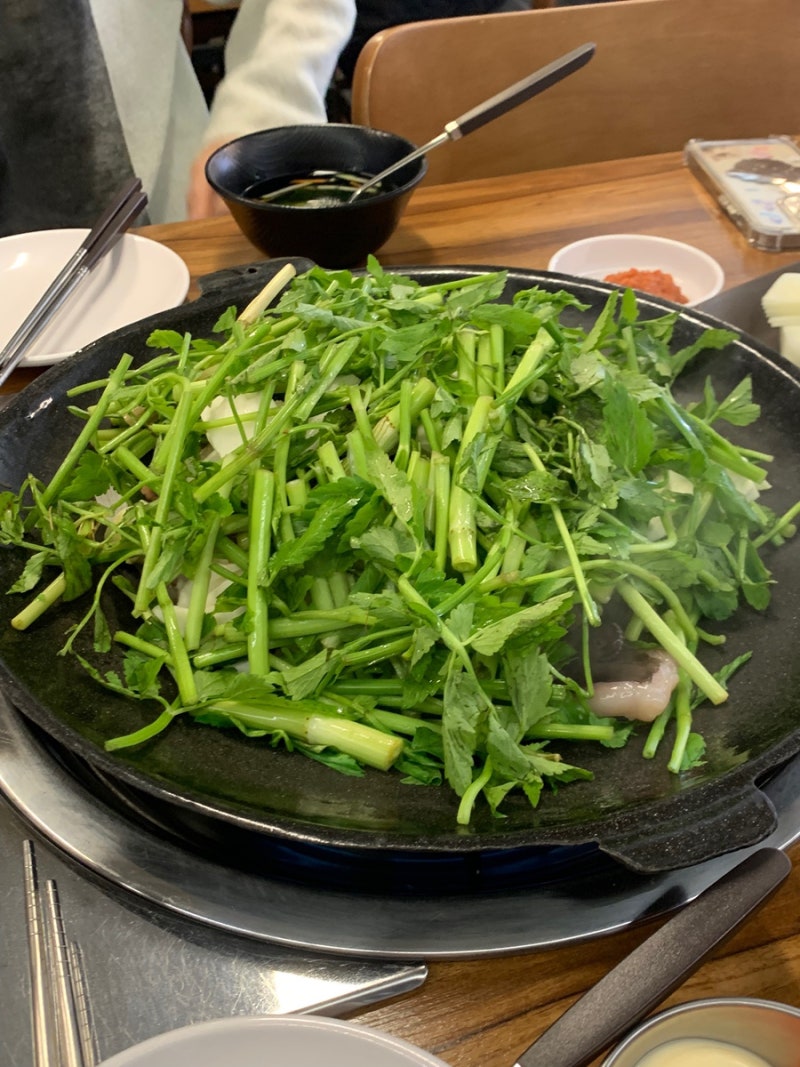 모란역 맛집추천 미나리풍년 쭈꾸미 솔직후기 매콤한 쭈꾸미와 미나리조합
