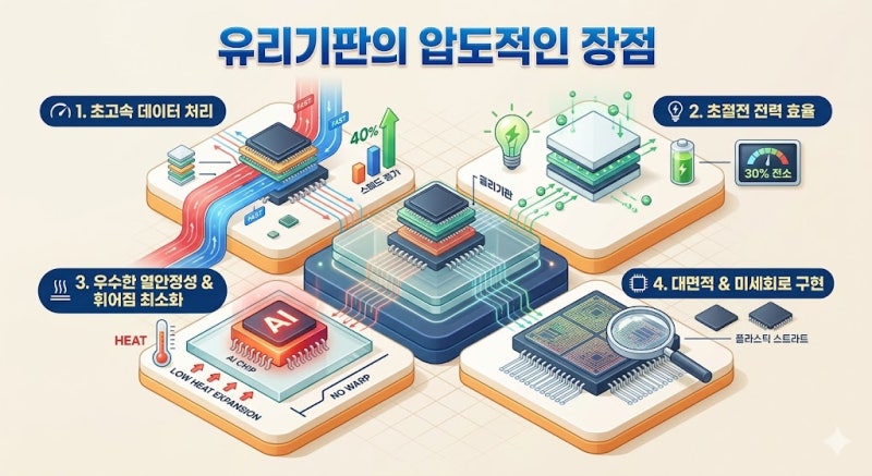 유리기판 모르면 진짜 2026년 반도체 파티에서 혼자 집에 감 — SKC·필옵틱스·HB테크 지금 올라타도 되냐고? : 네이버 블로그
