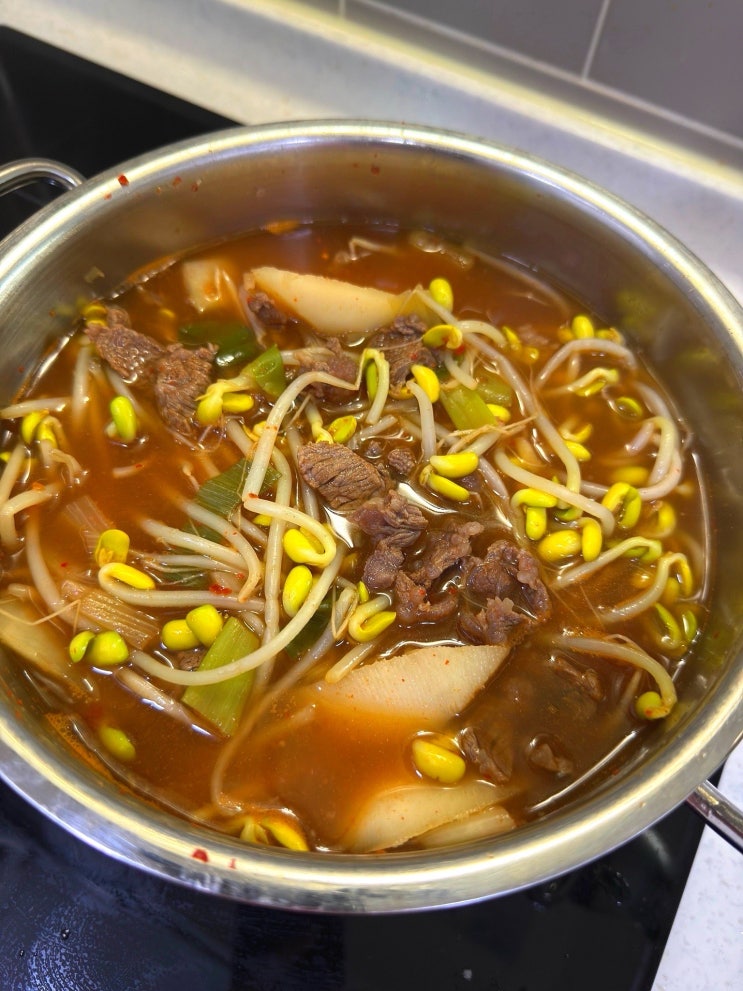  더 한우 플러스로 경상도 소고기무국 만드는 방법