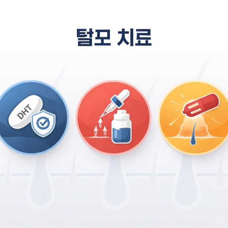  탈모 치료를 위한 3대 매커니즘 완벽 가이드! 피나스테리드, 미녹시딜, 그리고 LLLT