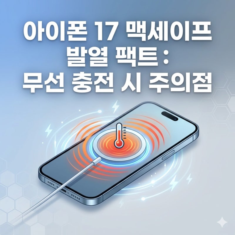 아이폰 17 맥세이프 발열 팩트: 무선 충전 시 주의점